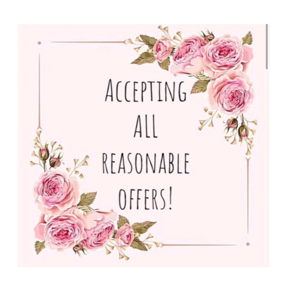 Accepting all reasonable offers!